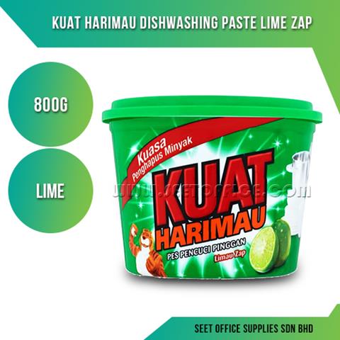 KUAT HARIMAU DISHWASHING PASTE LIME ZAP 800G - Seet Office Supplies ...