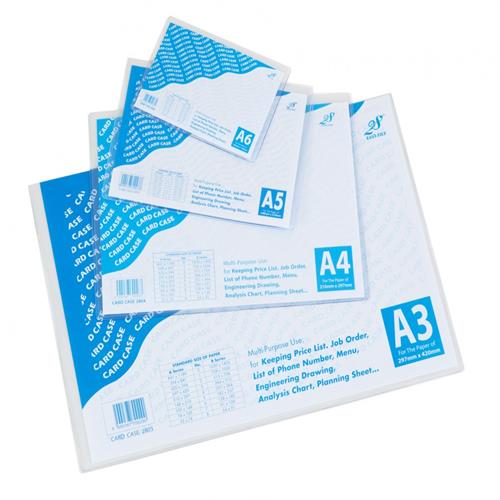 EASTERN CARD CASE (MADE OF PVC ) A4 SIZE (100PCS/BX) ***MINIMUM ORDER