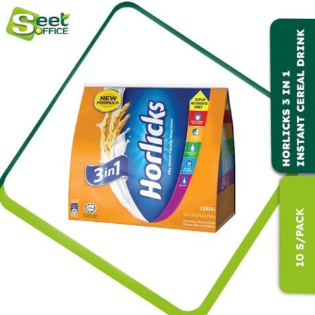 HORLICKS 3 IN 1 INSTANT CEREAL DRINK 10 S/PACK - Seet Office Supplies ...