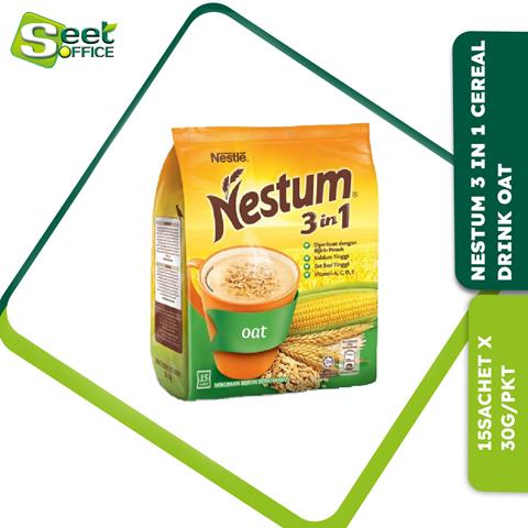 NESTLÉ® NESTUM® Oats cereal milk drink, 540g sachet, 18 sticks of