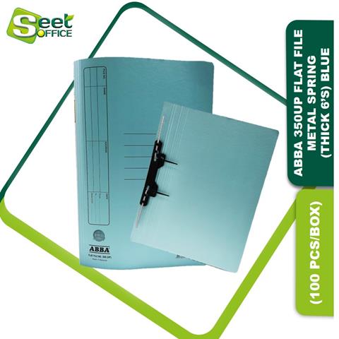 ABBA FLAT FILE METAL SPRING (THICKNESS 6'S OF PAPER) BLUE [100PCS/BOX ...