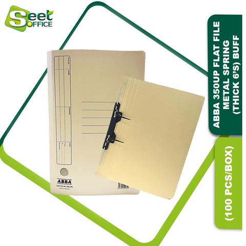 ABBA FLAT FILE METAL SPRING (THICKNESS 6'S OF PAPER) BUFF [100PCS/BOX ...