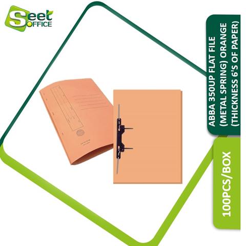 ABBA FLAT FILE METAL SPRING (THICKNESS 6'S OF PAPER) ORANGE [100PCS/BOX ...