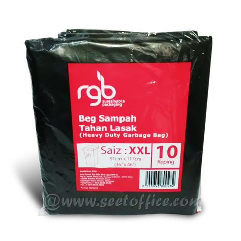 GARBAGE BAGS BLACK SIZE: 36
